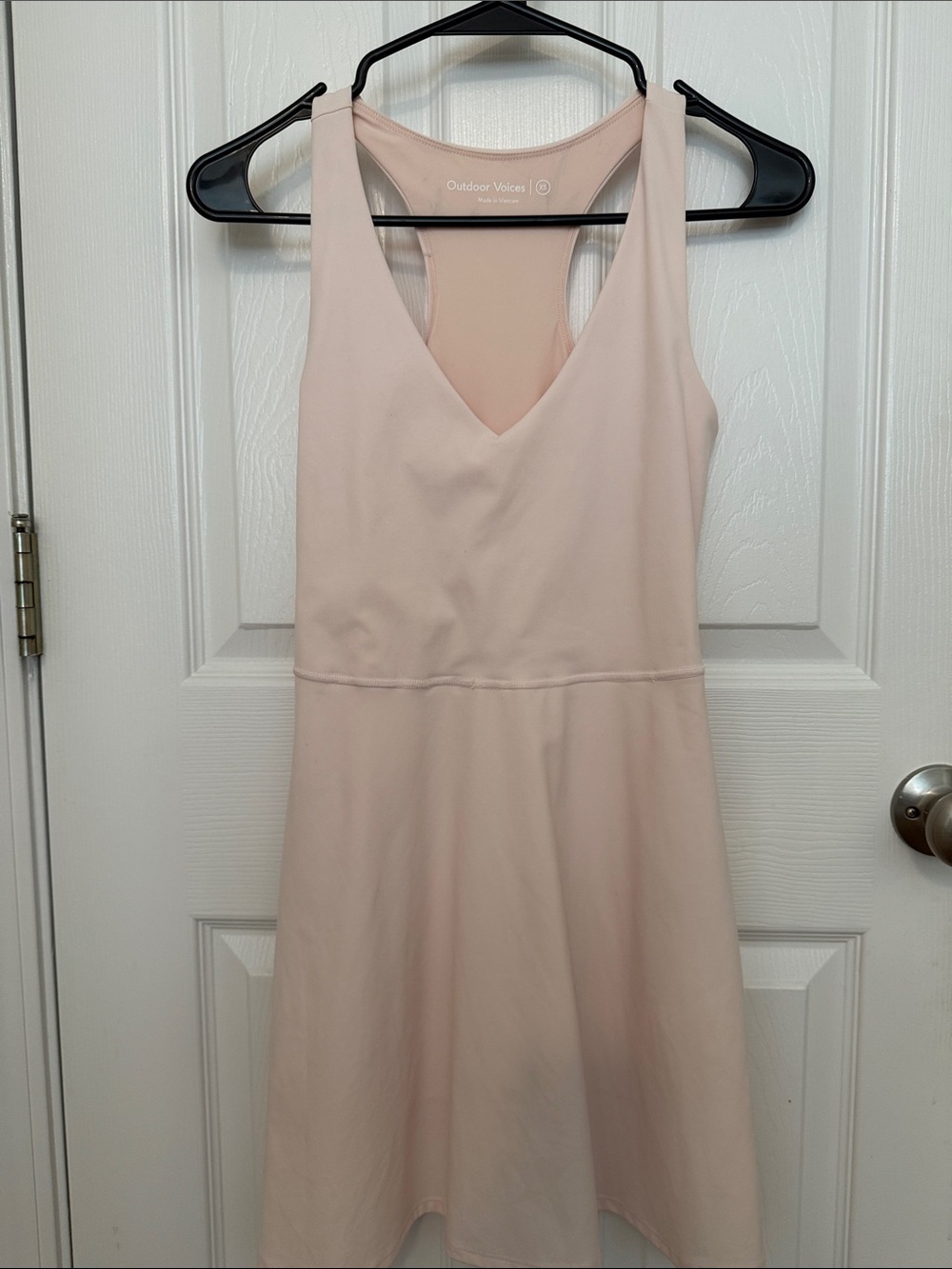 Outdoor Voices Volley Dress Light Pink Built In Shorts Size XS - Picture 3 of 4